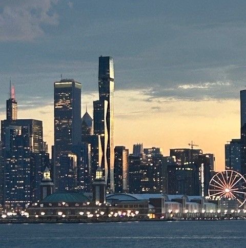 Chicago Skyline from Lake Michigan